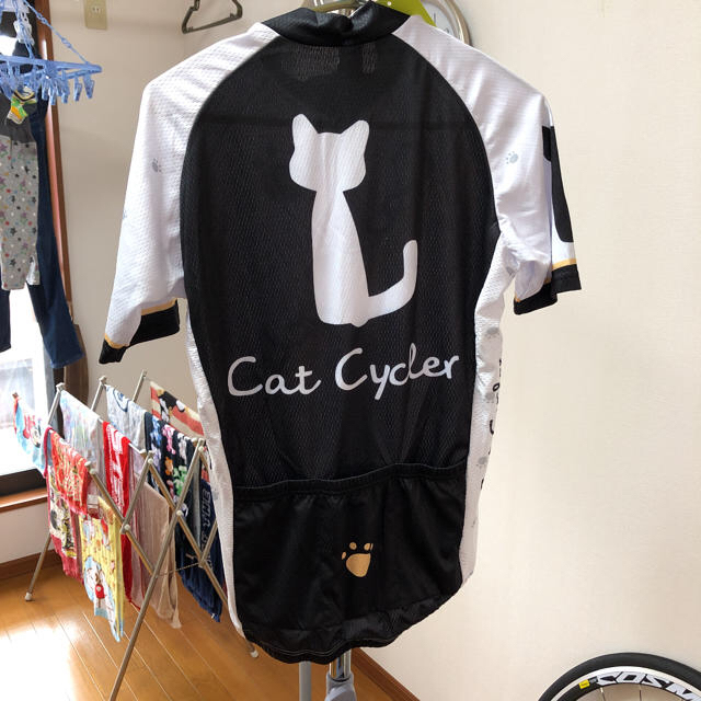ねこサイクル サイクルジャージ cat cycler レディースMサイズ 新品 スポーツ/アウトドアの自転車(ウエア)の商品写真
