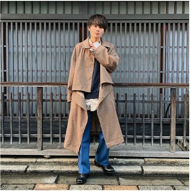 SUNSEA(サンシー)のYOKE 3WAY BAL COLLAR SHARE COAT【ベージュ・S】 メンズのジャケット/アウター(ステンカラーコート)の商品写真