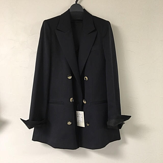 DEUXIEME CLASSE(ドゥーズィエムクラス)の新品♢ドゥーズィエムクラス EVERYDAY I LIKE. ダブルジャケット レディースのジャケット/アウター(テーラードジャケット)の商品写真