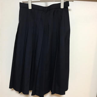 ヒロミチナカノ(HIROMICHI NAKANO)の制服スカート 紺色 冬用スカート(ひざ丈スカート)