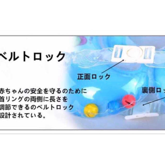 グリーン 赤ちゃん浮き輪リング キッズ/ベビー/マタニティのおもちゃ(お風呂のおもちゃ)の商品写真