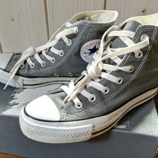 コンバース(CONVERSE)のコンバース オールスター ハイカット グレー  24.5(スニーカー)