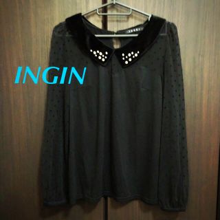 イング(INGNI)のINGINシースルートップス(カットソー(長袖/七分))