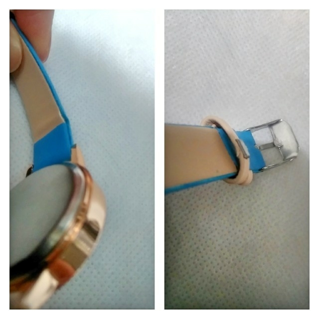 【訳あり】新品　腕時計　レディース　ブルー レディースのファッション小物(腕時計)の商品写真