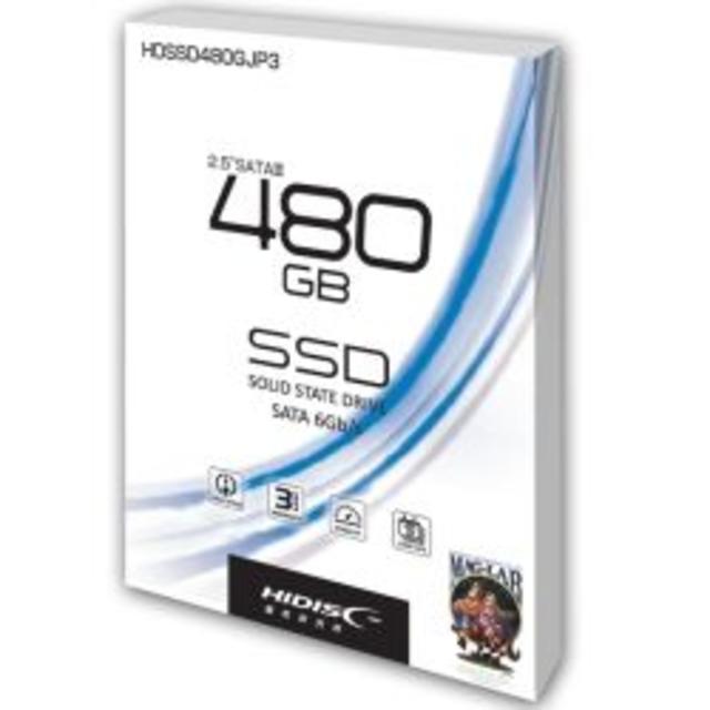 PCパーツ新品 SSD 480GB磁気研究所 HIDISC 2.5インチ SATA内蔵型