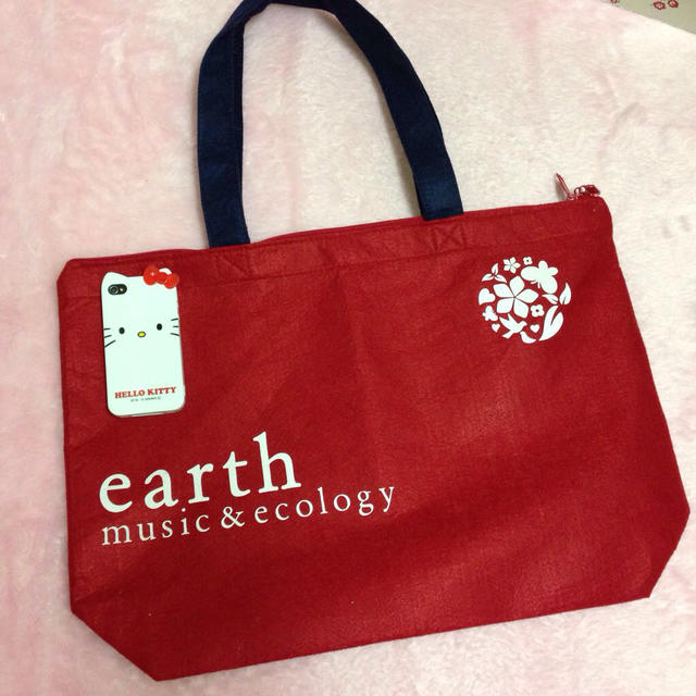 earth music & ecology(アースミュージックアンドエコロジー)のearth♡ショップバック レディースのバッグ(ショップ袋)の商品写真