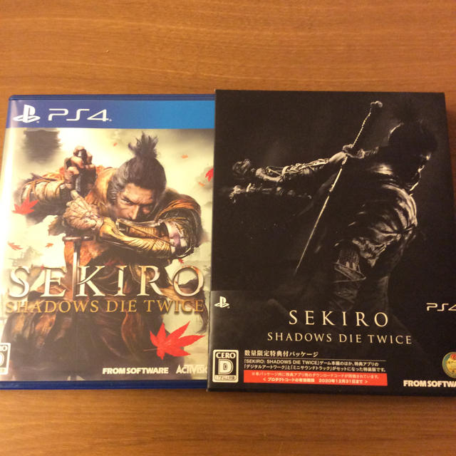 PlayStation4(プレイステーション4)のSEKIRO shadows die twice PS4  エンタメ/ホビーのゲームソフト/ゲーム機本体(家庭用ゲームソフト)の商品写真
