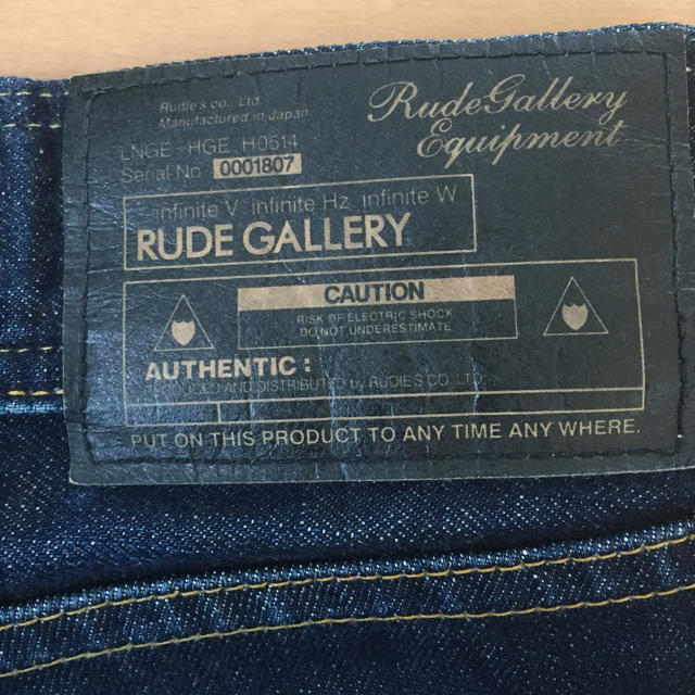 RUDE GALLERY(ルードギャラリー)の【再値下げ】RUDE GALLERY デニムパンツ メンズのパンツ(デニム/ジーンズ)の商品写真