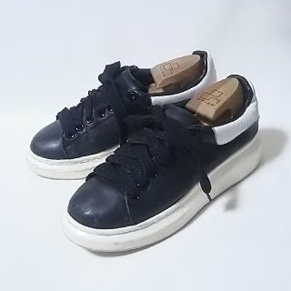 アレキサンダーマックイーン(Alexander McQueen)の
王道!アレキサンダーマックイーンレザーダッドスニーカー希少ビンテージ！黒 

(スニーカー)