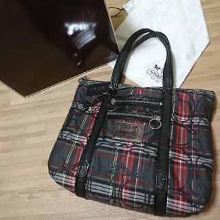 コーチ(COACH)のCOACH チェックタータン トートバッグ(トートバッグ)