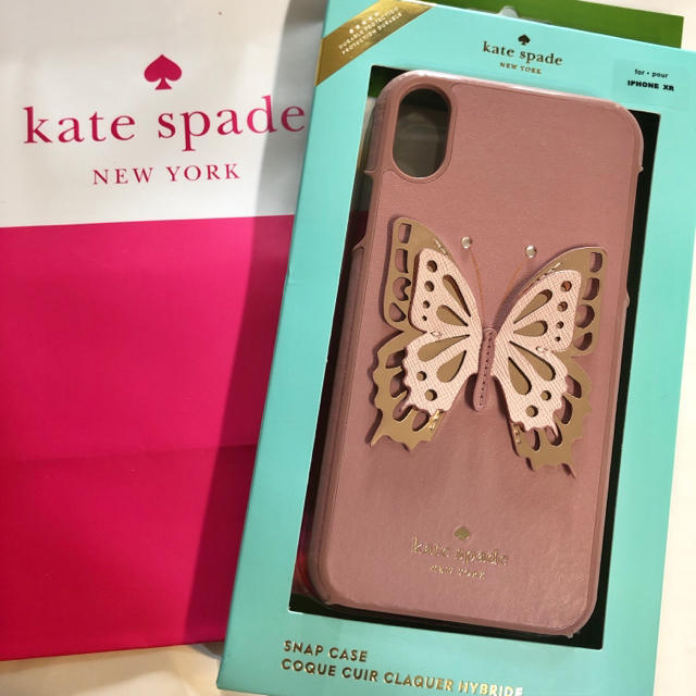 kate spade new york - レザー ケイトスペード iPhone XR ケース 蝶々 バタフライ アイホンの通販 by なつみ2MK/ケイトスペード/ビクシー's shop｜ケイトスペードニューヨークならラクマ