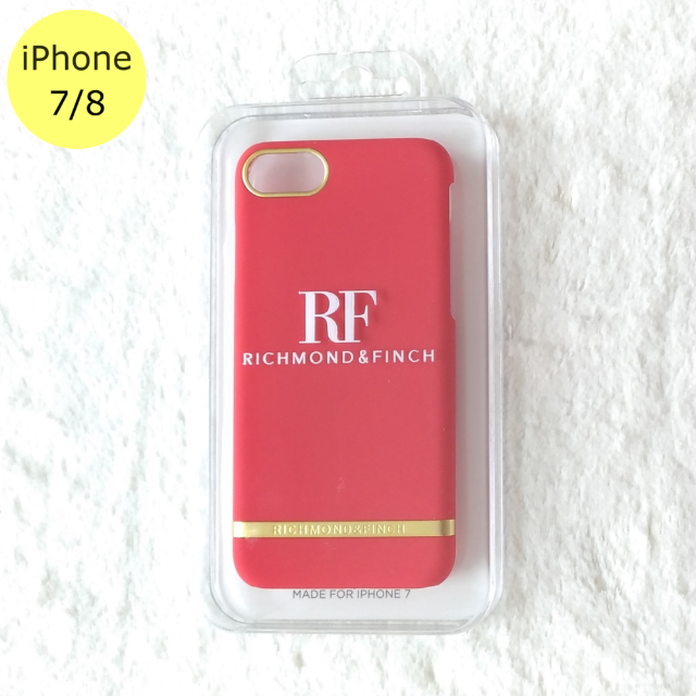 Richmond & Finch サテン レッド iPhone7/8ケースの通販 by Pochi公's shop｜ラクマ