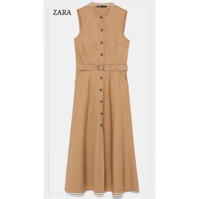 ZARA ザラ ベルト付きロングワンピース