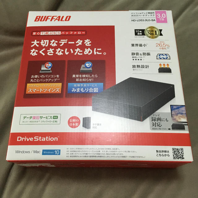 Buffalo - （新品）BUFFALO HD-LDS3.0U3-BA ハードディスク 3TBの通販 by KH@スマホ関連｜バッファローならラクマ