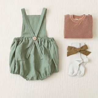 専用！soor ploom 2019ss 新品ロンパース/ブラウス 12-18m(ロンパース)