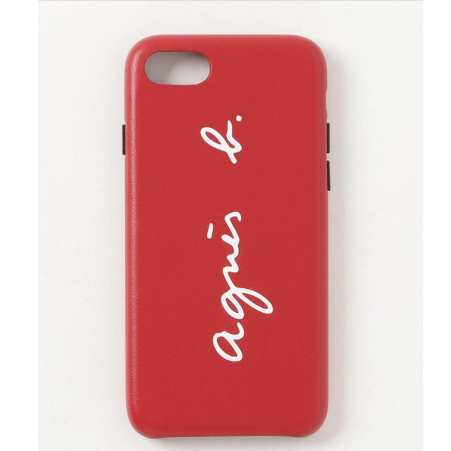 ブランド iphone 7 ケース 、 agnes b. - 新品 agnes b. レザーロゴモバイルケース 赤の通販 by RDM's shop｜アニエスベーならラクマ