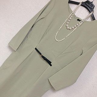 ユナイテッドアローズ(UNITED ARROWS)の新品 未使用品closet story ユナイテッドアローズ春色ワンピース(ひざ丈ワンピース)