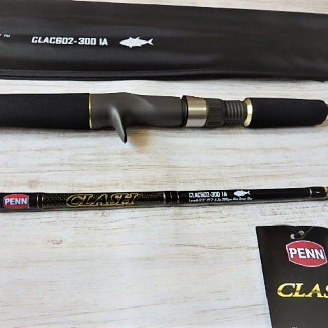 青物！PENNジギングCLASH CLAC602 新品 PE4 . 300g  スポーツ/アウトドアのフィッシング(ロッド)の商品写真