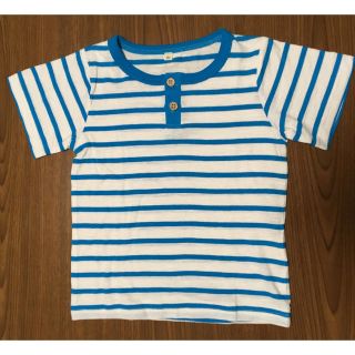 アカチャンホンポ(アカチャンホンポ)の子供用ボーダーTシャツ(100cm)(Tシャツ/カットソー)