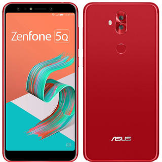 エイスース(ASUS)の新品 ZenFone 5Q ルージュレッド ZC600KL-RD64S4(スマートフォン本体)