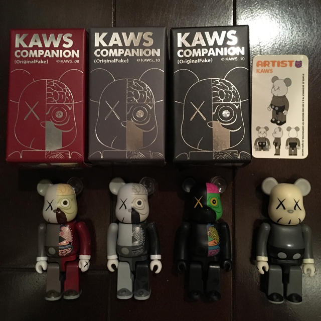 ≪超目玉☆12月≫ MEDICOM TOY - KAWS カウズ ベアブリック その他