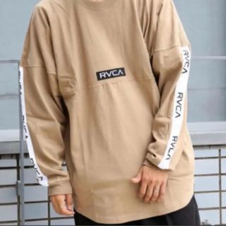 ルーカ(RVCA)のrvca テープロゴ ロンt Mサイズ 美品(Tシャツ/カットソー(七分/長袖))