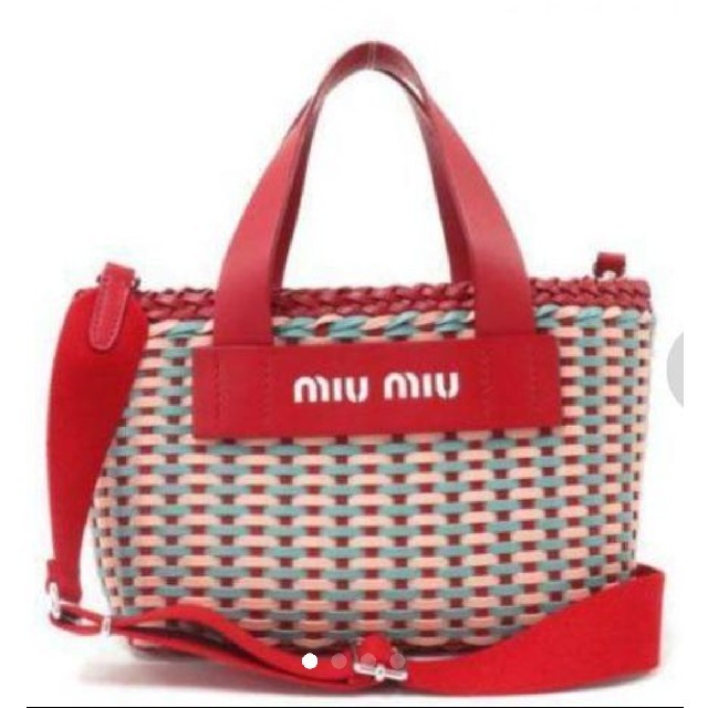 MIU MIU♡カゴバッグ♡2way保存袋ギャランティーカード