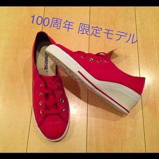 コンバース(CONVERSE)の✳︎100周年限定✳︎ヒールスニーカー(スニーカー)