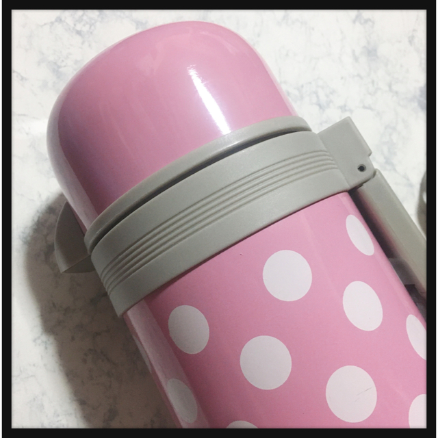 [大容量]水筒 ピンク 水玉模様 メガサイズ 1.5ℓ ?大きいサイズ 夢可愛い その他