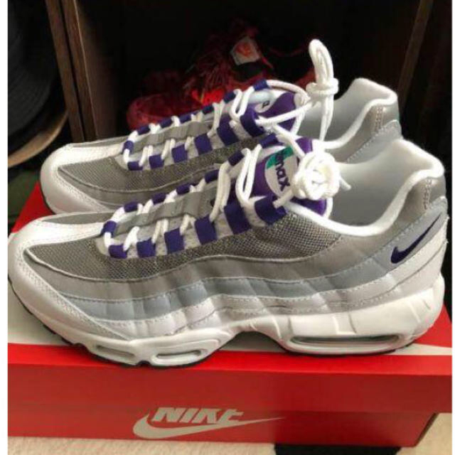 245㎝US75購入先airmax95 grape