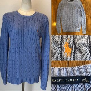 ラルフローレン(Ralph Lauren)のRalph Lauren ラルフローレン  綿ニット ケーブル M(ニット/セーター)