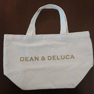 ディーンアンドデルーカ(DEAN & DELUCA)の新品★DEAN & DELUCA  ディーン&デルーカ★トートS 白ゴールドロゴ(トートバッグ)