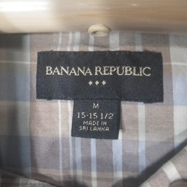 Banana Republic(バナナリパブリック)の3453　バナナリパブリック　長袖　チェック　コットン　シャツ メンズのトップス(シャツ)の商品写真