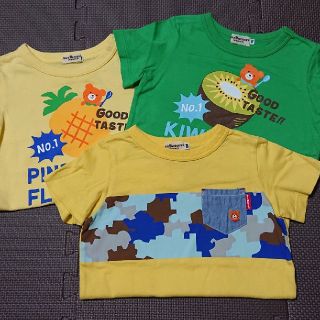 ホットビスケッツ(HOT BISCUITS)のミキハウス☆ホットビ☆半袖Tシャツ3点セット(Tシャツ/カットソー)