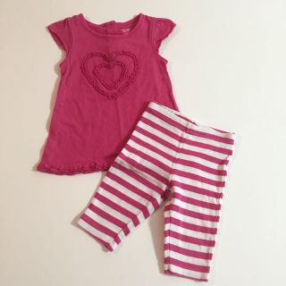 カーターズ(carter's)のcarters 上下セット 12M(Ｔシャツ)