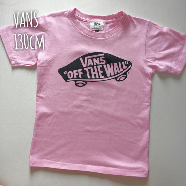 VANS(ヴァンズ)の130cm*VANS ロゴ Tシャツ バンズ キッズ/ベビー/マタニティのキッズ服女の子用(90cm~)(Tシャツ/カットソー)の商品写真