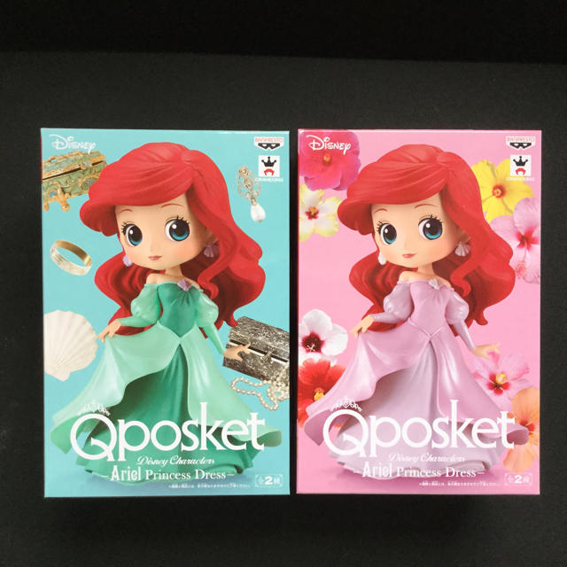 Disney - 2体セット qposket ディズニー プリンセス ドレス アリエル ...