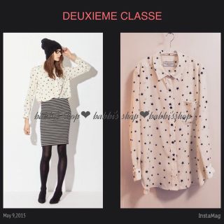 ドゥーズィエムクラス(DEUXIEME CLASSE)の新品◇ドゥーズィエムクラス❤︎星柄シャツ(シャツ/ブラウス(長袖/七分))