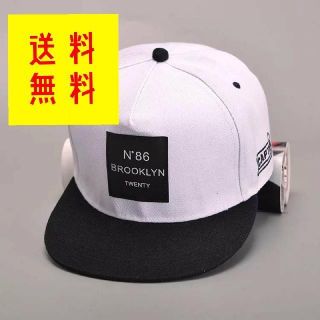 激安♥️【送料無料】キャップ帽  ホワイト  ユニセックス(キャップ)