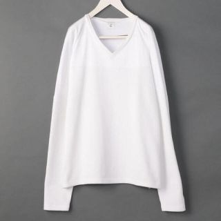 ビューティアンドユースユナイテッドアローズ(BEAUTY&YOUTH UNITED ARROWS)の6(ROKU)KANOKO V NECK PULLEOVER(カットソー(長袖/七分))