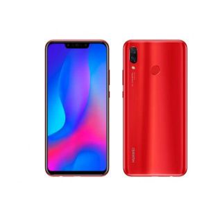 アンドロイド(ANDROID)のHUAWEI nova 3 レッド simフリー(スマートフォン本体)