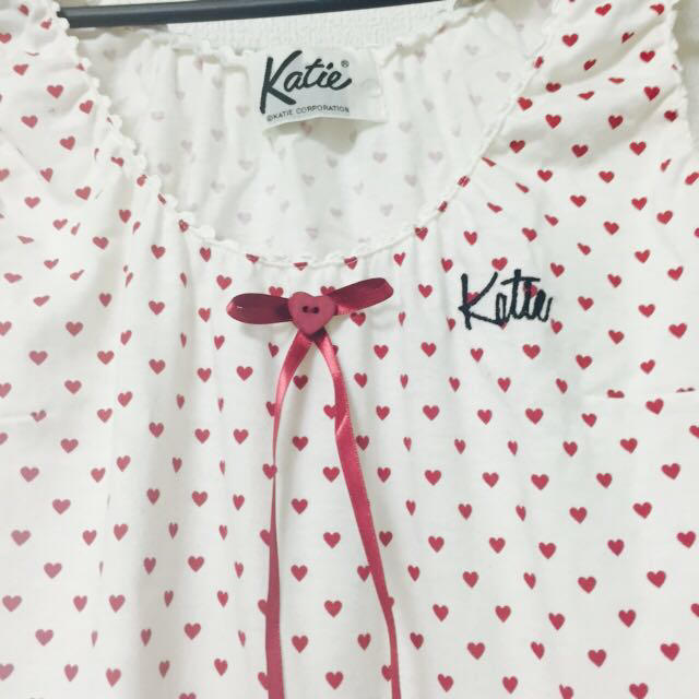 Katie(ケイティー)のKatie♡ハートトップス レディースのトップス(Tシャツ(半袖/袖なし))の商品写真