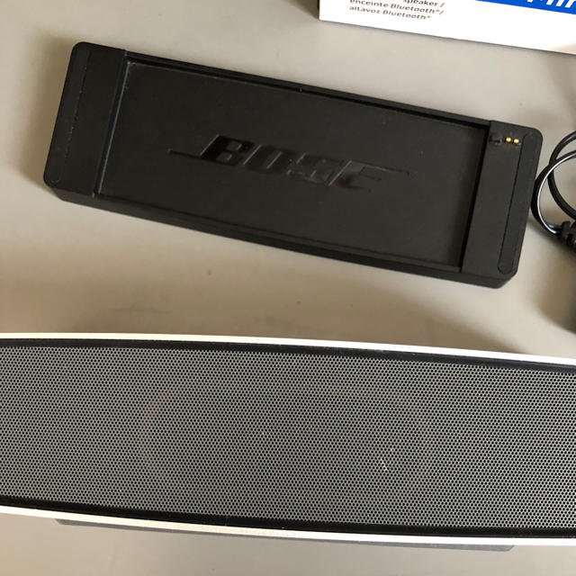 BOSE(ボーズ)の送料込み BOSE sound linkmini 純正ケース付き スマホ/家電/カメラのオーディオ機器(スピーカー)の商品写真