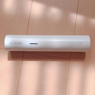 エレコム(ELECOM)のモバイルバッテリー2200mAh(バッテリー/充電器)