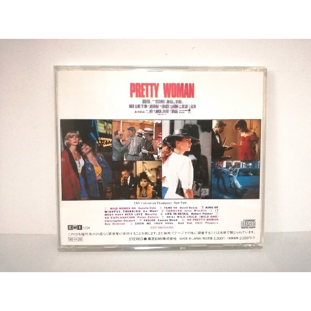 【廃盤】映画『プリティウーマン』サントラCD／国内盤／美品／ジュリアロバーツ エンタメ/ホビーのCD(映画音楽)の商品写真