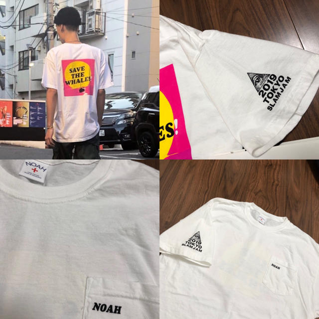 希少 SLAM JAM NOAH NYC Tシャツ XL 14040円購入Tシャツ/カットソー(半袖/袖なし)