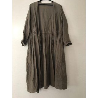 ネストローブ(nest Robe)のリネンカシュクールワンピース専用(ロングワンピース/マキシワンピース)