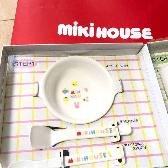 mikihouse(ミキハウス)のミキハウス 離乳食 食器セット キッズ/ベビー/マタニティの授乳/お食事用品(離乳食器セット)の商品写真