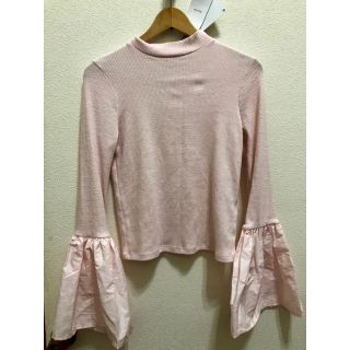 ベルシュカ(Bershka)の 新品 完売★ベルシュカ ベルスリーブ ニット(カットソー(長袖/七分))