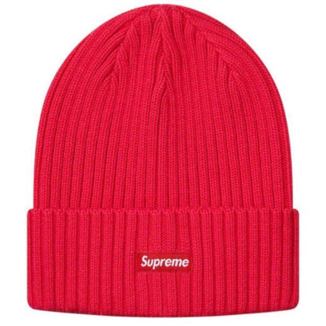 Red Supreme Overdyed Beanie ②